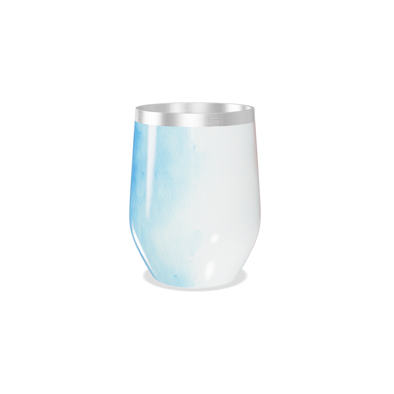 Copo Térmico Slim - Azul e Laranja Inox