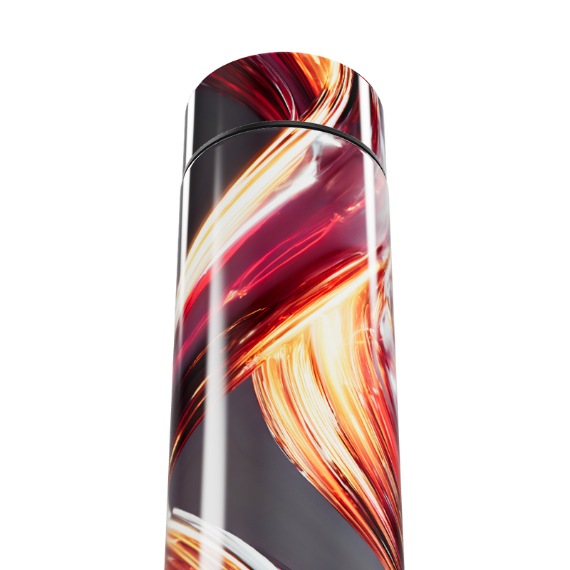 Garrafa Térmica Touch - Estampa Abstrata Colorida