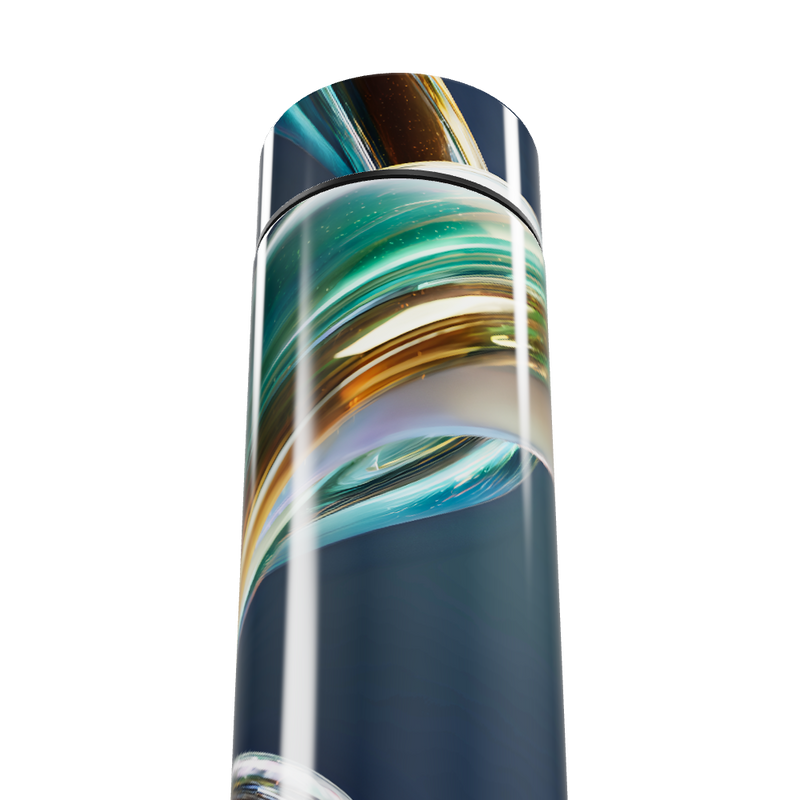 Garrafa Térmica Touch - Design Abstrato Colorido