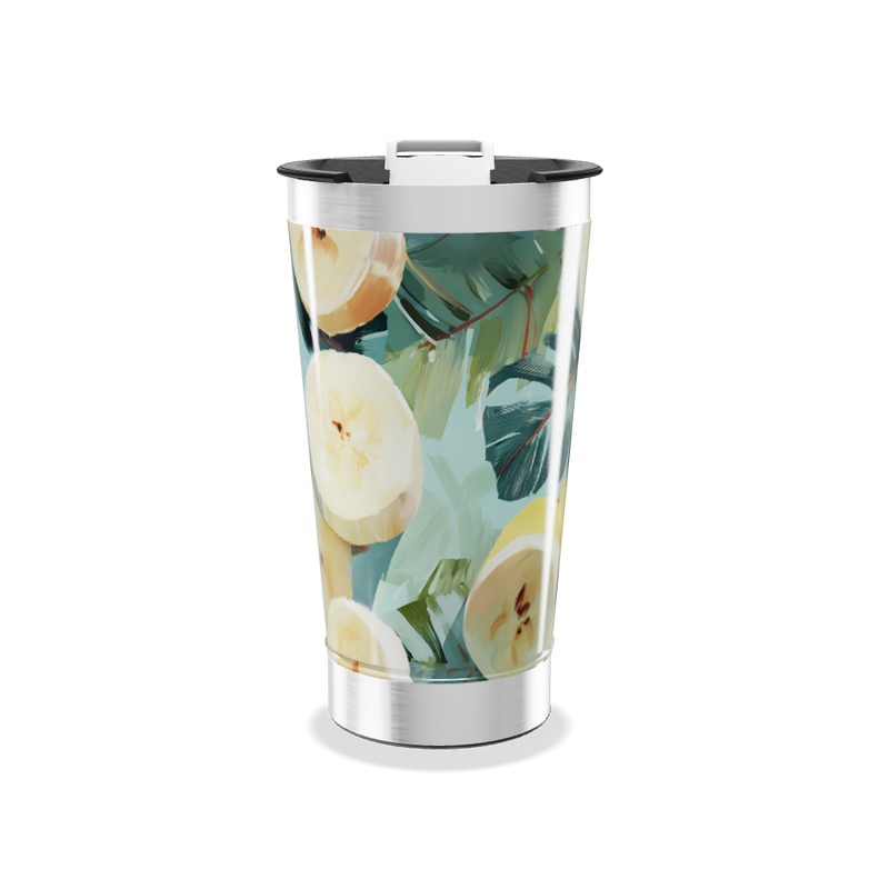 Copo Térmico - Estampa Tropical Folhas