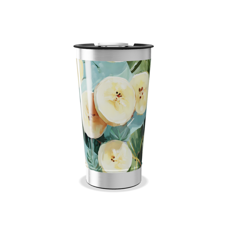 Copo Térmico - Estampa Tropical Folhas