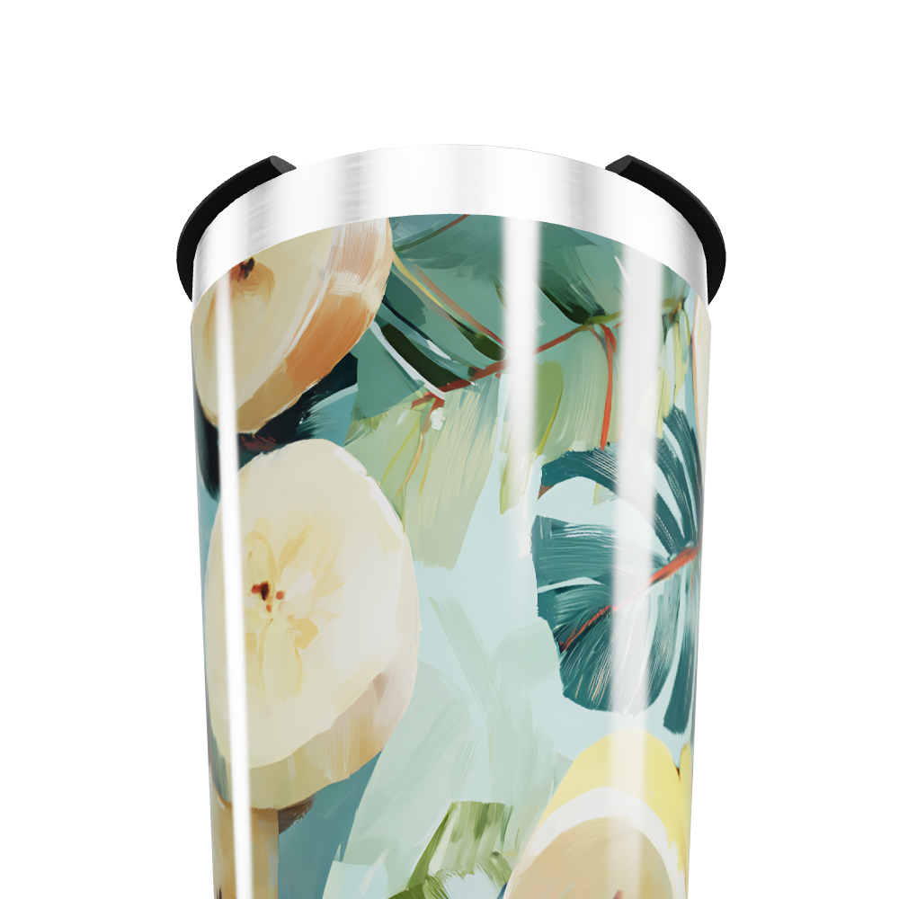 Copo Térmico - Estampa Tropical Folhas