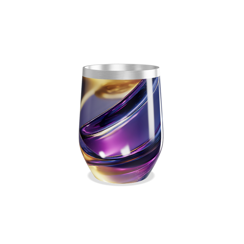 Copo Térmico Slim - Abstrato Multicolorido