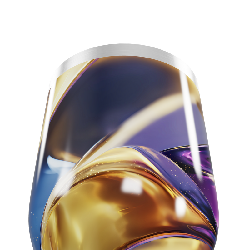 Copo Térmico Slim - Abstrato Multicolorido