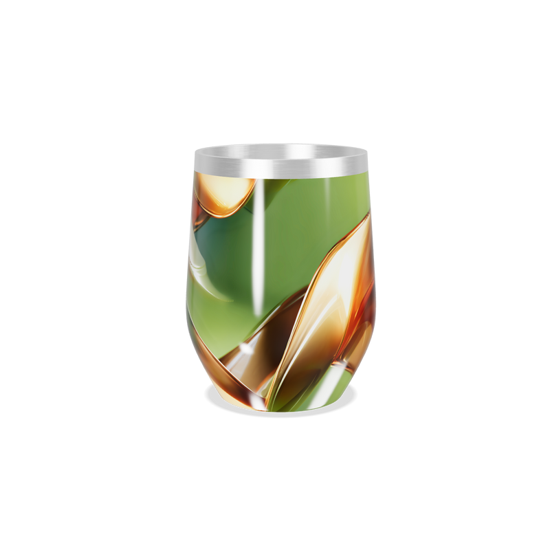 Copo Térmico Slim - Design Abstrato Colorido