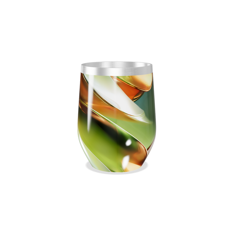 Copo Térmico Slim - Design Abstrato Colorido