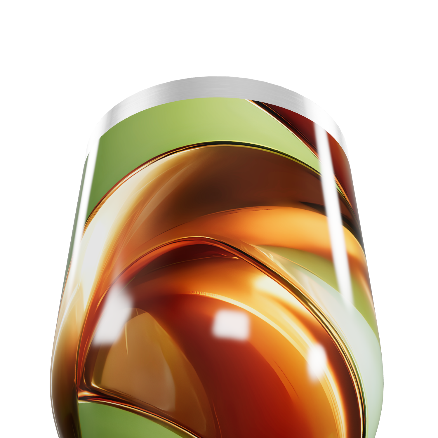 Copo Térmico Slim - Design Abstrato Colorido