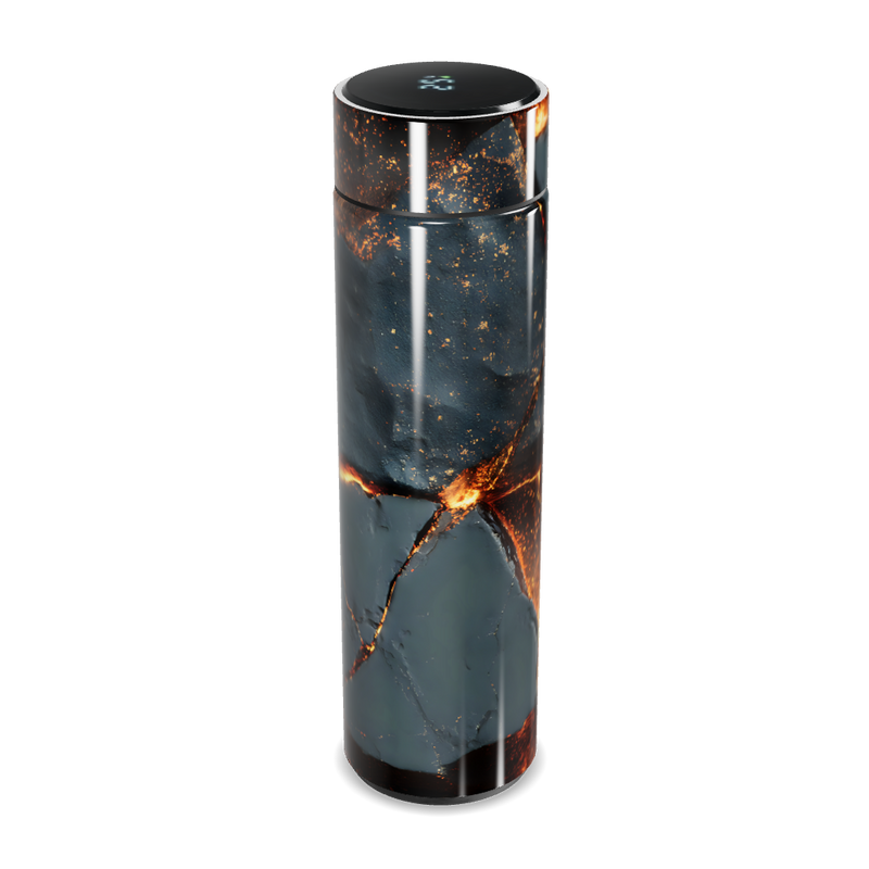 Garrafa Térmica Touch - Estampa Vulcânica