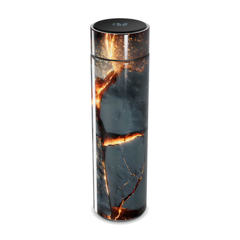 Garrafa Térmica Touch - Estampa Vulcânica