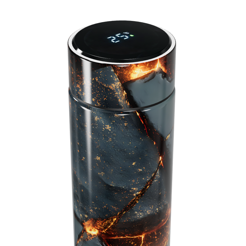 Garrafa Térmica Touch - Estampa Vulcânica