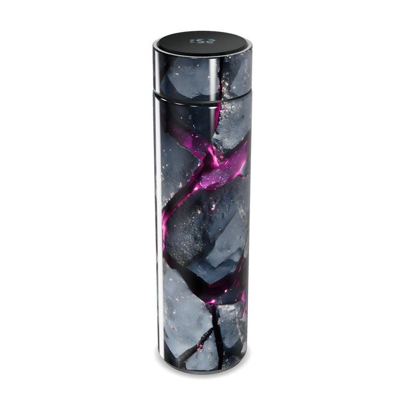 Garrafa Térmica Touch - Estampa Geométrica Preto