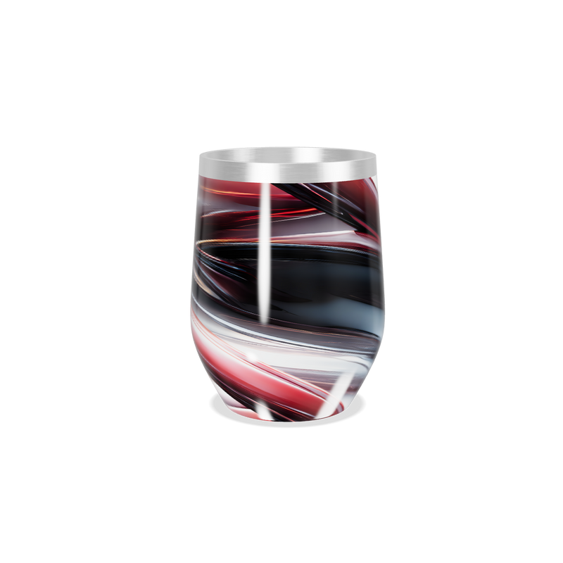 Copo Térmico Slim - Abstrato Multicolorido Inox