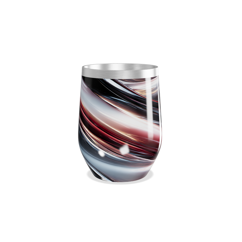 Copo Térmico Slim - Abstrato Multicolorido Inox