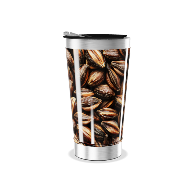 Copo Térmico - Estampa Sementes Aço Inox