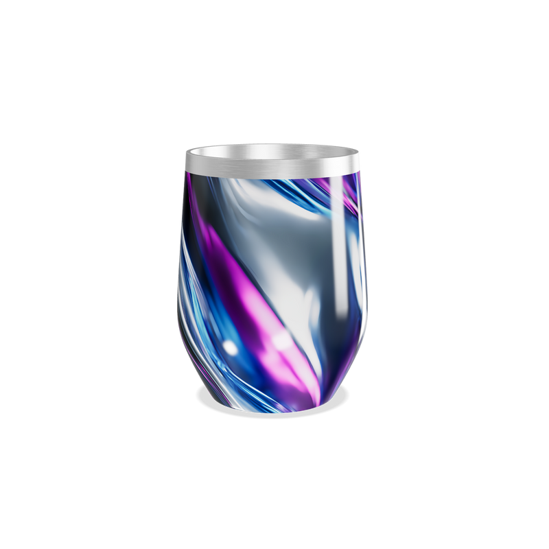 Copo Térmico Slim - Listras Azul e Roxo