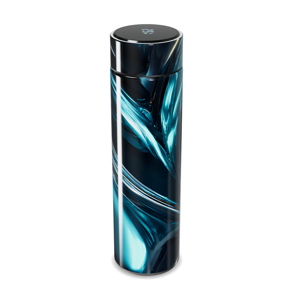 Garrafa Térmica Touch Azul - Design Moderno