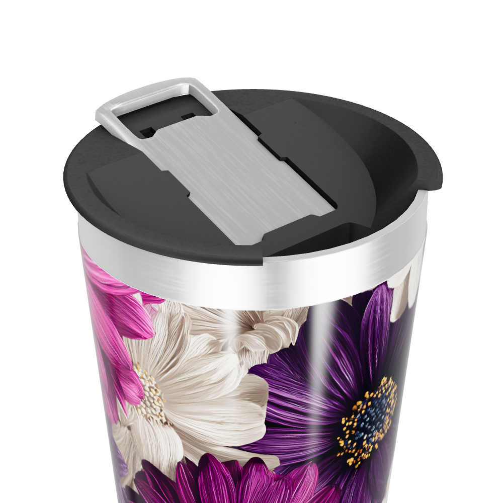 Copo Térmico - Estampa Floral Colorida