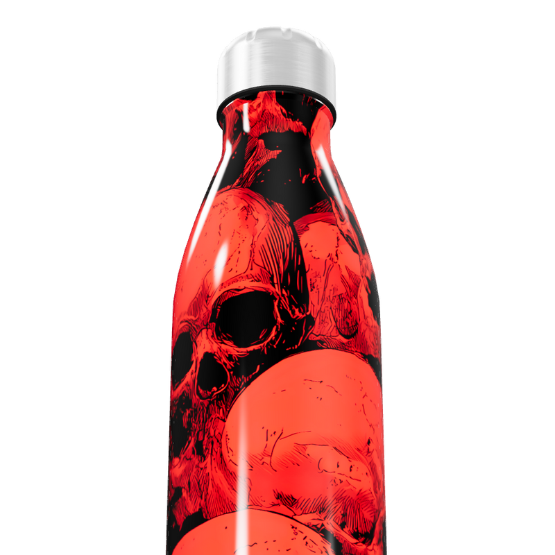 Garrafa Inox - Caveiras Vermelhas 750ml