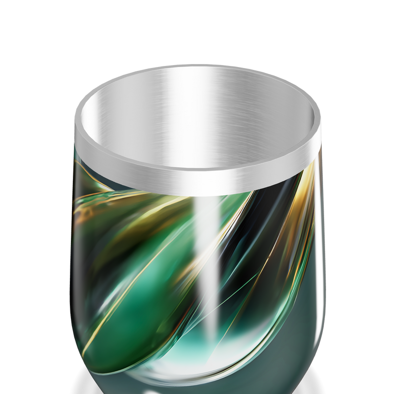 Copo Térmico Slim - Verde Estampado Inox