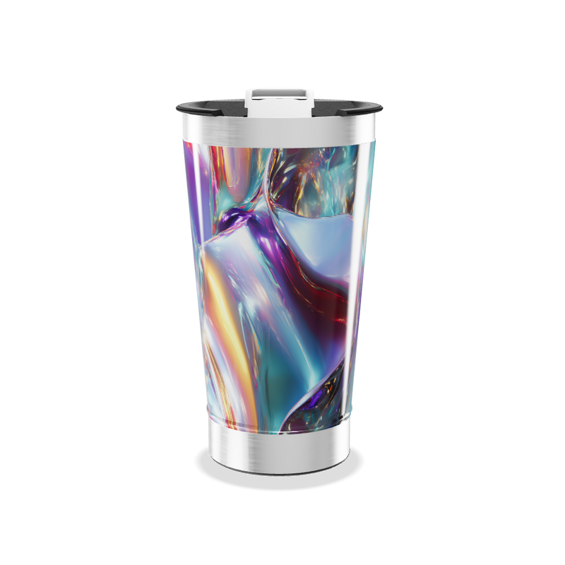 Copo Térmico - Aço Inox Holográfico