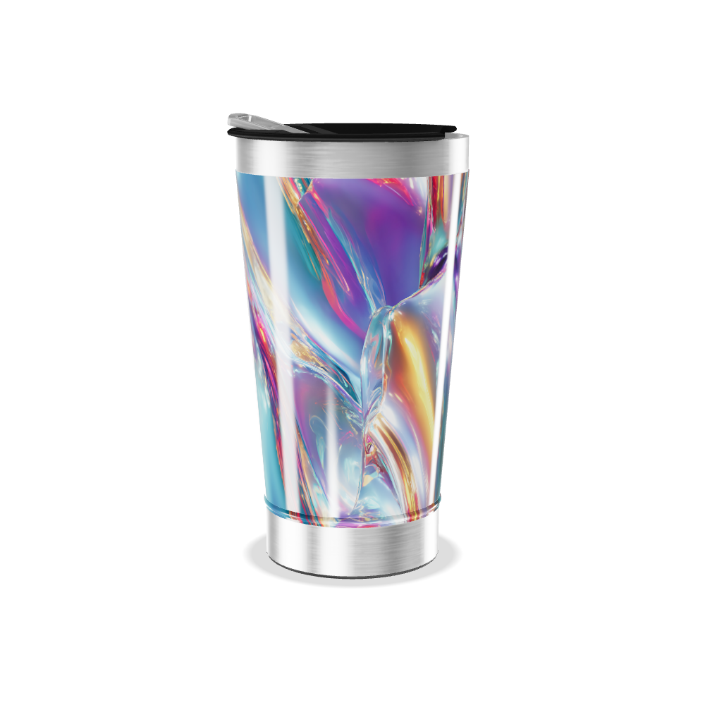 Copo Térmico - Aço Inox Holográfico