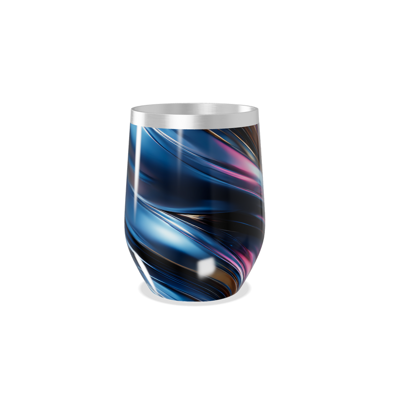 Copo Térmico Slim - Azul Metálico Espiral