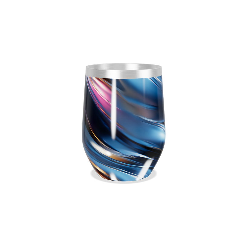 Copo Térmico Slim - Azul Metálico Espiral