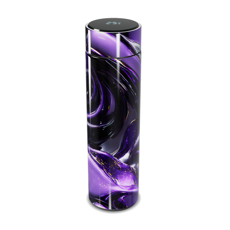 Garrafa Térmica Touch - Roxa Digital Led