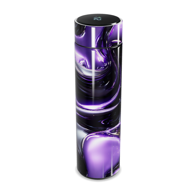 Garrafa Térmica Touch - Roxa Digital Led