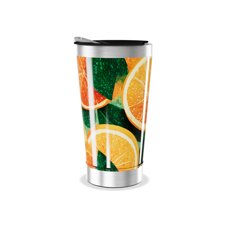 Copo Térmico - Estampa Frutas Cítricas