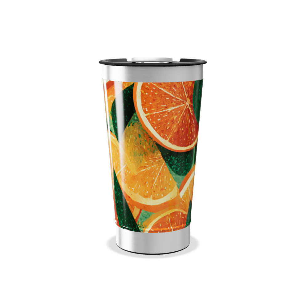Copo Térmico - Estampa Frutas Cítricas