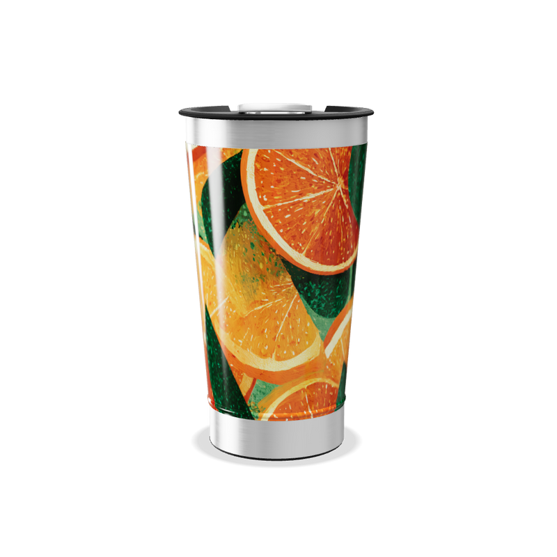 Copo Térmico - Estampa Frutas Cítricas