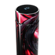 Garrafa Térmica Touch - Design Abstrato Preto e Vermelho