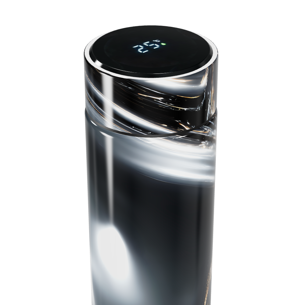 Garrafa Térmica Touch - Aço Inox Marmorizada