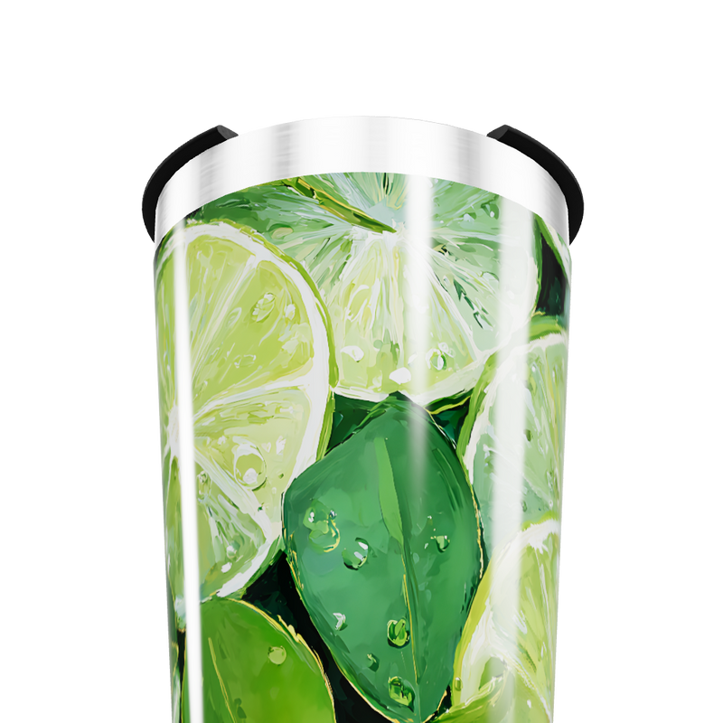 Copo Térmico - Estampa Limão Aço Inox