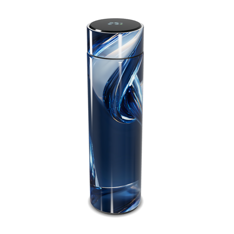 Garrafa Térmica Touch - Azul com Display Digital