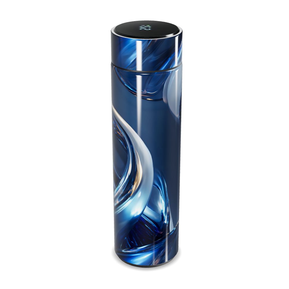 Garrafa Térmica Touch - Azul com Display Digital