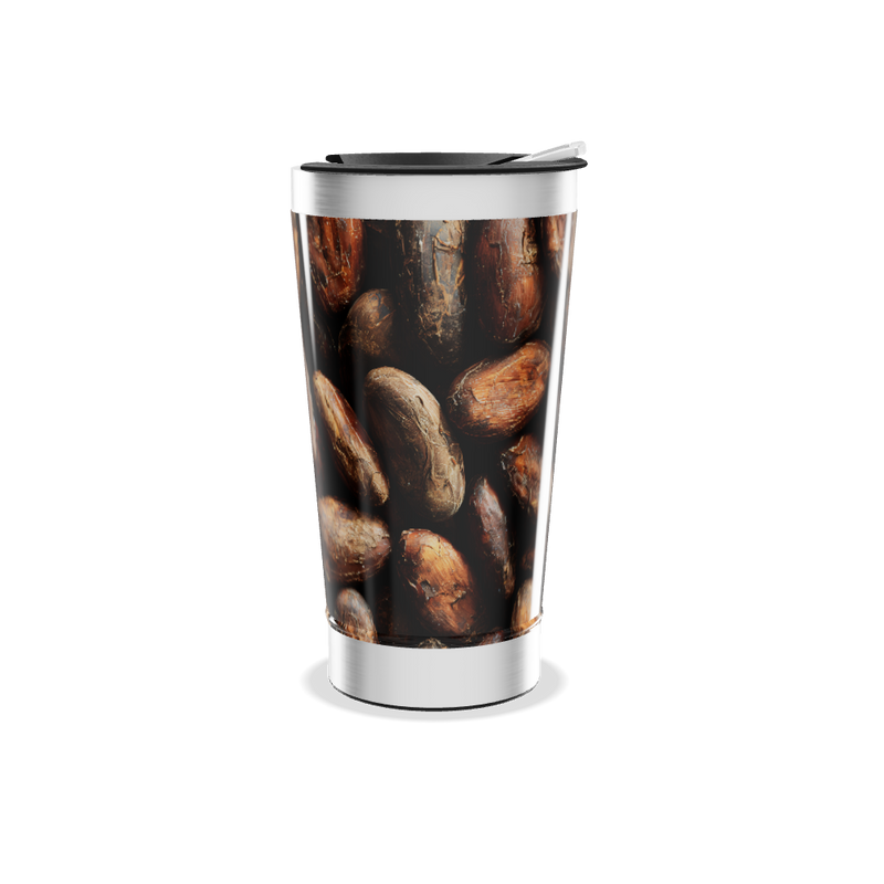 Copo Térmico - Estampa Grãos Café