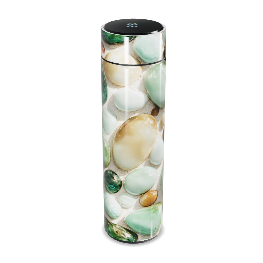 Garrafa Térmica Touch - Pedras Verdes