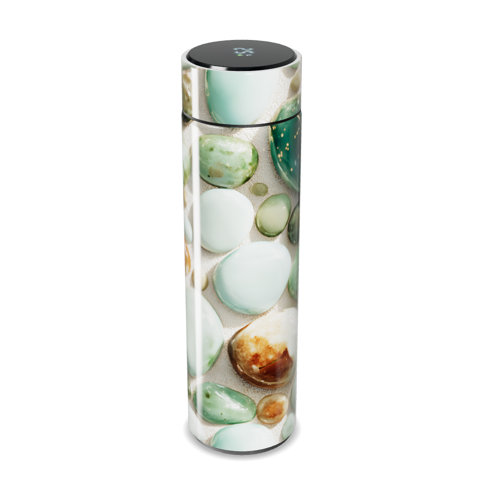 Garrafa Térmica Touch - Pedras Verdes