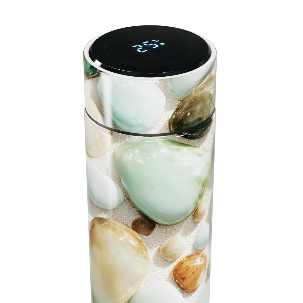 Garrafa Térmica Touch - Pedras Verdes