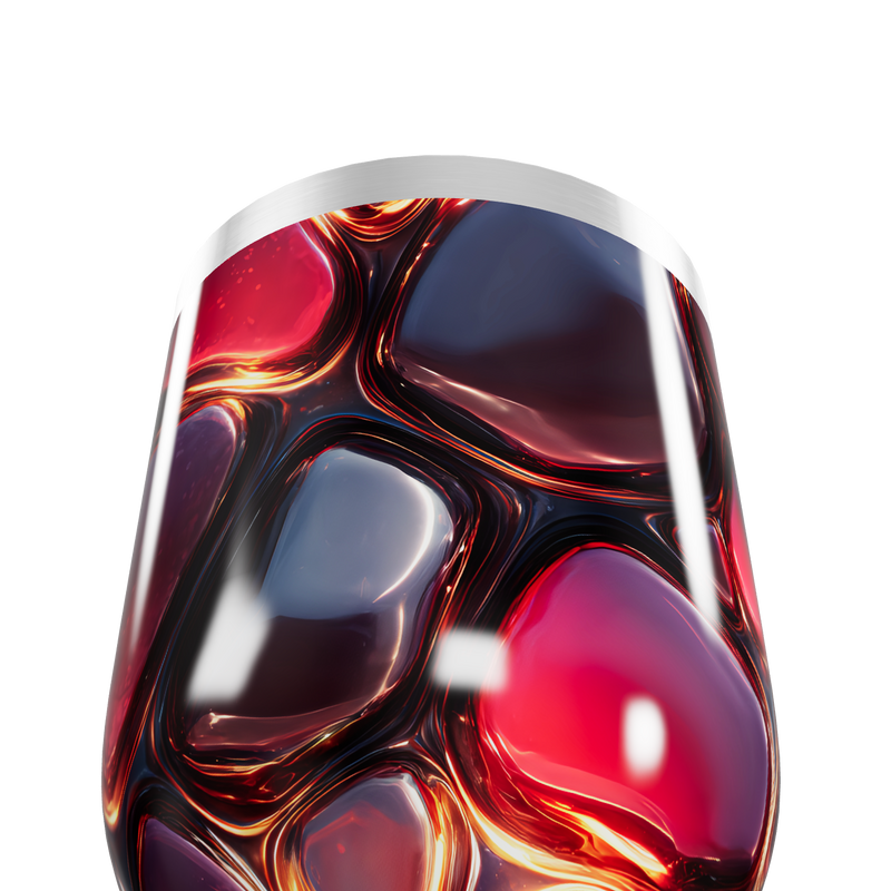 Copo Térmico Slim - Design Abstrato Colorido