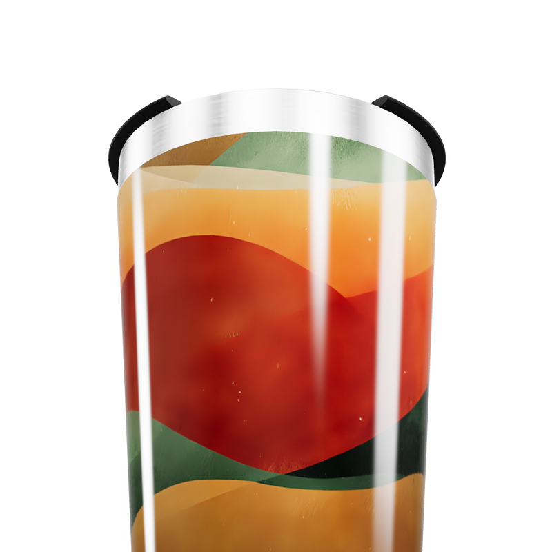 Copo Térmico - Estampa Abstrata Colorida