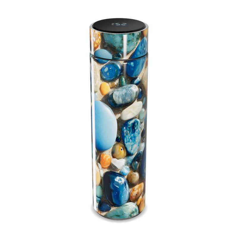 Garrafa Térmica Touch - Estampa Pedras Coloridas