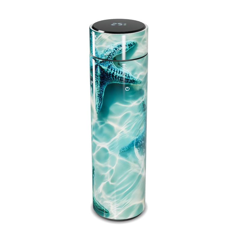 Garrafa Térmica Touch - Estampa Estrela Mar Azul