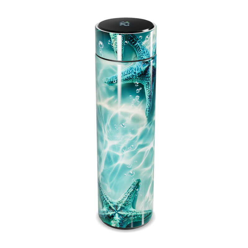 Garrafa Térmica Touch - Estampa Estrela Mar Azul