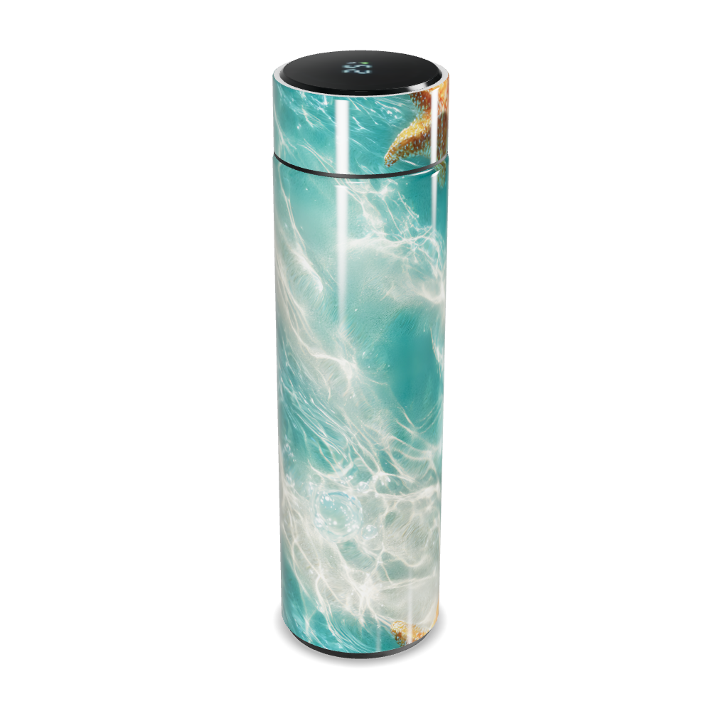 Garrafa Térmica Touch - Estampa Estrelas do Mar