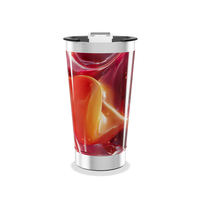 Copo Térmico - Estampa Abstrata Colorida