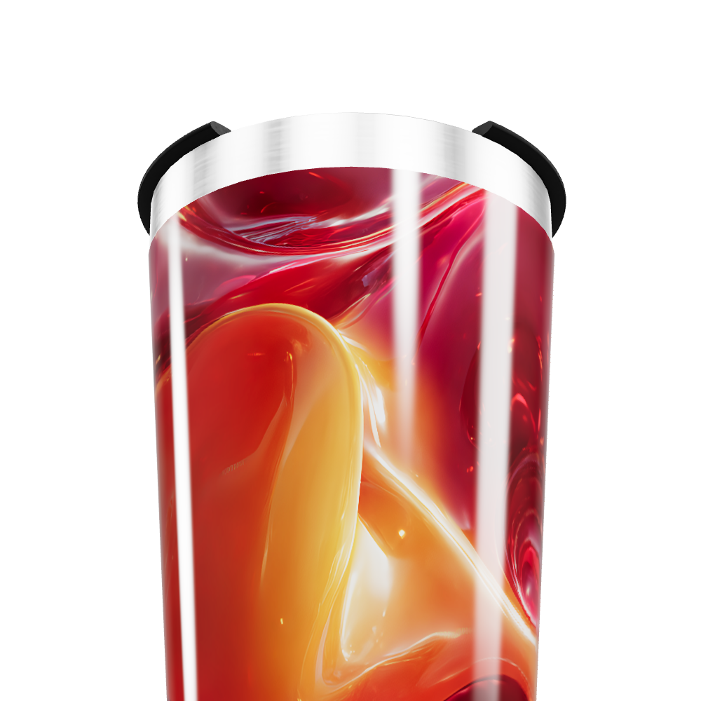 Copo Térmico - Estampa Abstrata Colorida