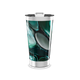 Copo Térmico - Verde Abstrato Aço Inox